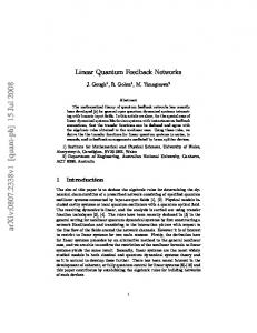 Linear Quantum Feedback Networks