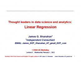 Linear Regression - Courses