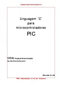 Linguagem C para microcontroladores PIC