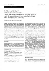 Linkage disequilibrium between the four most common ... - Springer Link