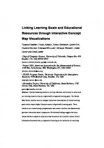 Linking Learning Goals and Educational Resources through ...