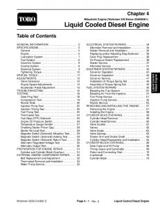 Liquid Cooled Diesel Engine