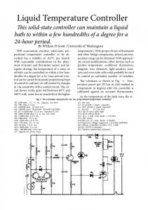 Liquid Temperature Controller