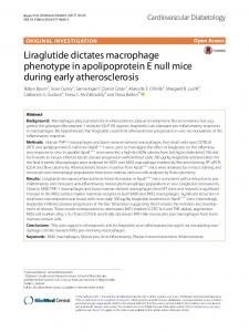 Liraglutide dictates macrophage phenotype in ... - Semantic Scholar