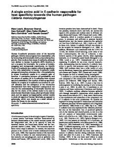 Listeria monocytogenes - Europe PMC