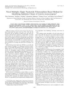 Listeria monocytogenes - UniTo