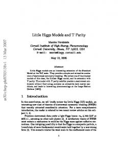 Little Higgs Models and T Parity