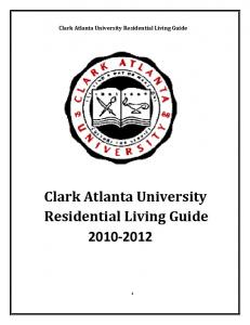 Living Guide - Clark Atlanta University