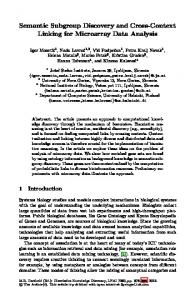 LNAI 7250 - Semantic Subgroup Discovery and Cross ... - Springer Link