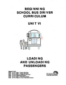 Loading and Unloading of Passengers - State of Michigan