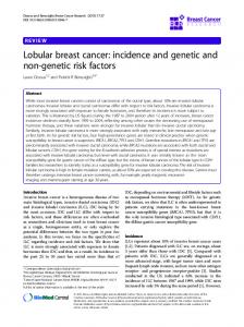 Lobular breast cancer - BioMed Central