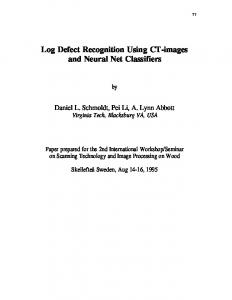 Log Defect Recognition Using CT-images and ... - Semantic Scholar