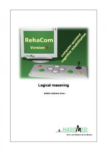 Logical reasoning - RehaCom