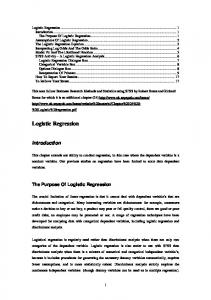 Logistic Regression