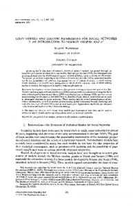 Logit models and logistic regressions for social networks: I. An ...