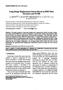 Long-Range Displacement Sensor Based on SMS ... - Springer Link