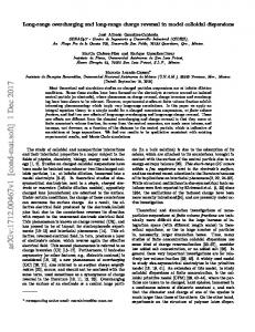 Long-range overcharging and long-range charge reversal in model