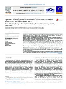 Long-term effect of mass chemotherapy of Schistosoma mansoni on ...