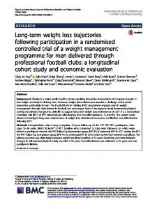 Long-term weight loss trajectories following participation in a ...