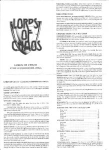 Lords Of Chaos for Atari ST/Commodore Amiga - The Lords Of ...