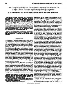 Low Complexity Adaptive Turbo Space-Frequency ... - IEEE Xplore