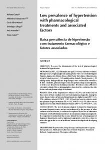 Low prevalence of hypertension with ... - Semantic Scholar