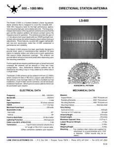 LS-800 - Lone Star Electronics!