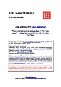 LSE Research Online - Core