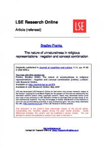 LSE Research Online - Core