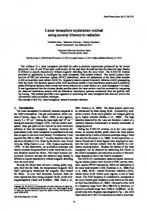 Lunar ionosphere exploration method using auroral ... - terrapub