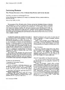 Luteinizing Hormone - FEBS Press