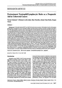 Lymphocyte Ratio as a