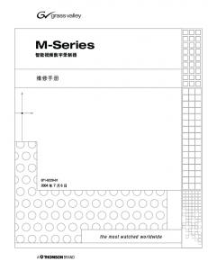 M-Series Service Manual - Grass Valley