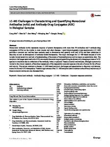 (mAb) and Antibody-Drug Conjugates (ADC)