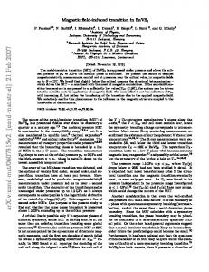 Magnetic-field-induced transition in BaVS3