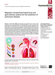 Magnetic nanoparticles-based drug and gene delivery systems for the ...