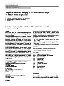 Magnetic resonance imaging of the active second ... - Springer Link