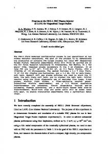 Magnetized Target Fusion - LANL.gov