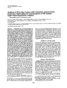 major histocompatibility complex - Semantic Scholar