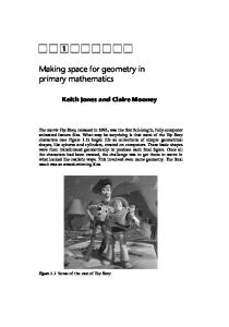 Making space for geometry in primary mathematics