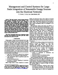 Management and Control Systems for Large Scale ... - IEEE Xplore