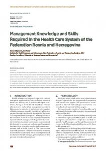 Management Knowledge and Skills