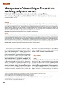 Management of desmoid-type fibromatosis