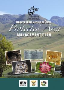 Management Plan - KZN Wildlife