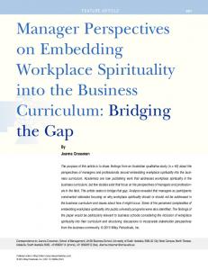 Manager Perspectives on Embedding ... - Wiley Online Library