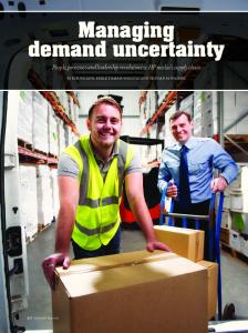 Managing demand uncertainty