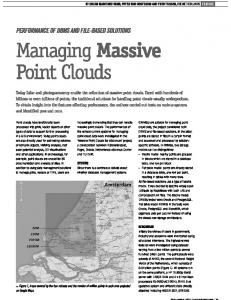 Managing Massive Point Clouds