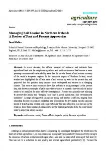 Managing Soil Erosion in Northern Ireland - MDPI