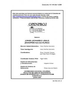 Manual de Open Project