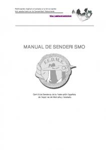 MANUAL DE SENDERISMO